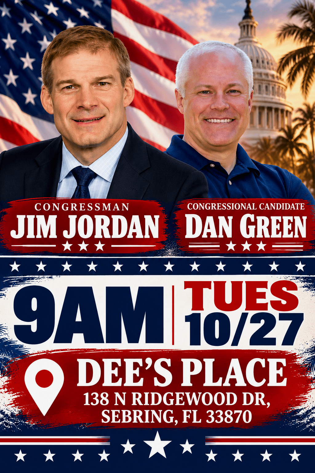 Congressman Jim Jordan with Congressional Candidate Dan Green